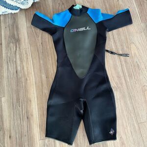WOME’s O'Neill REACTOR Black and Blue Spring Wetsuit 2/1mm - size 8